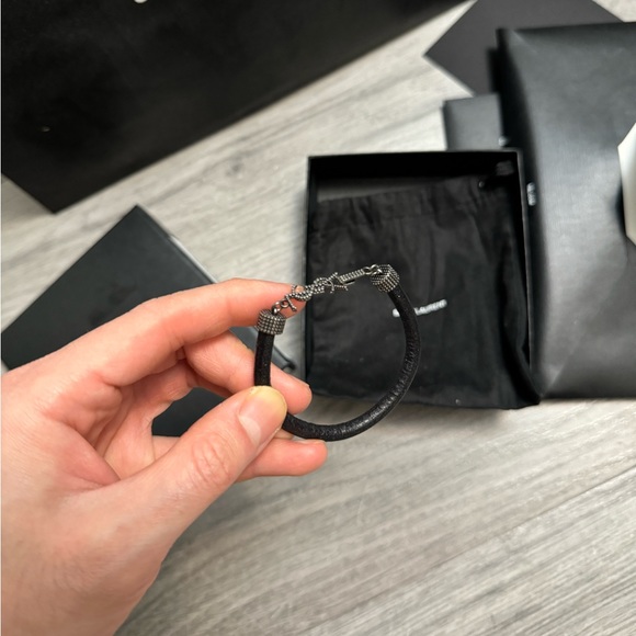 Saint Laurent Leather Bracelet ( small ) - Picture 2 of 6